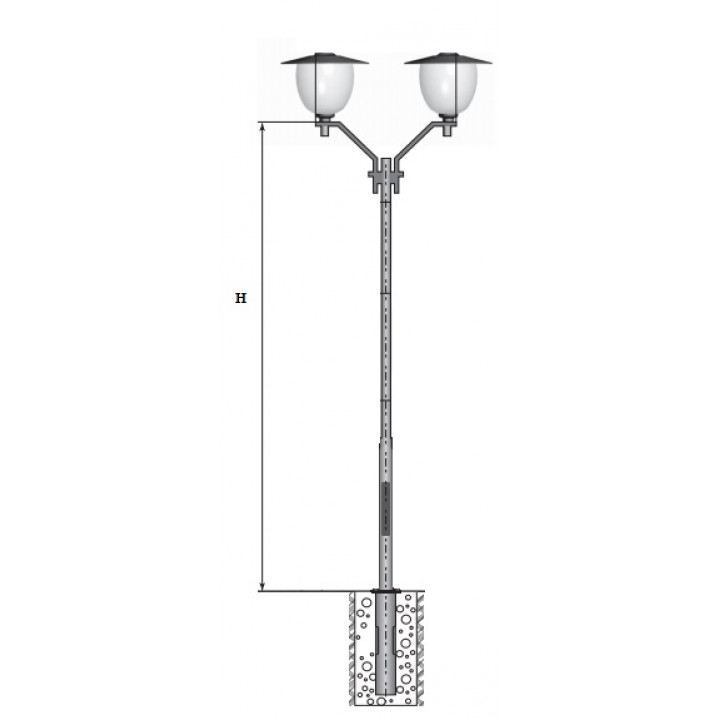 Парковая опора освещения «Сокол»